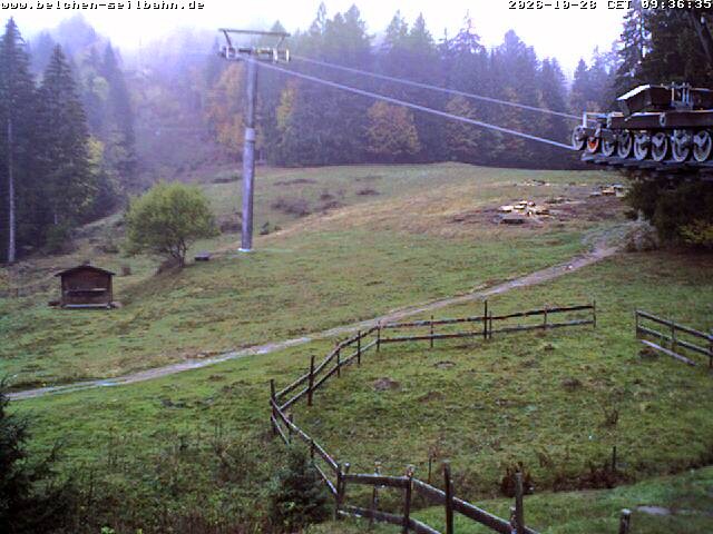 Archiv Foto Webcam Talstation der Belchen-Seilbahn