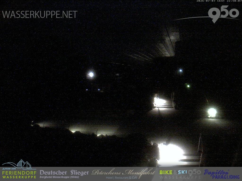 Archived image Webcam Hotel "Deutscher Flieger" in Gersfeld