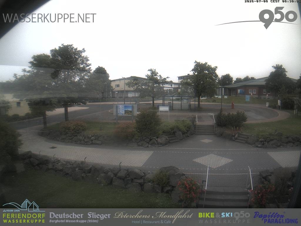 Archived image Webcam Hotel "Deutscher Flieger" in Gersfeld