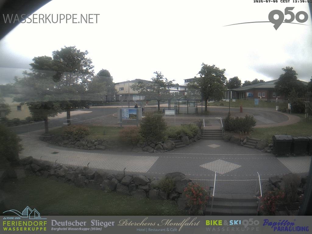 Archived image Webcam Hotel "Deutscher Flieger" in Gersfeld