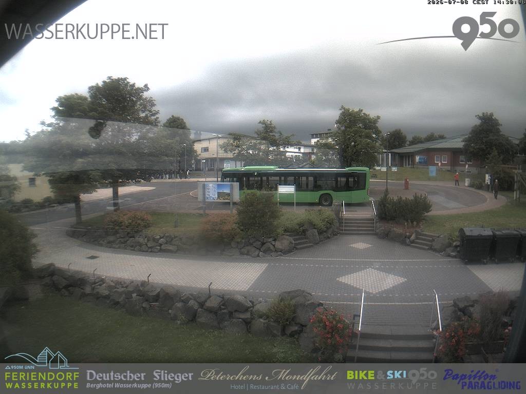 Archived image Webcam Hotel "Deutscher Flieger" in Gersfeld