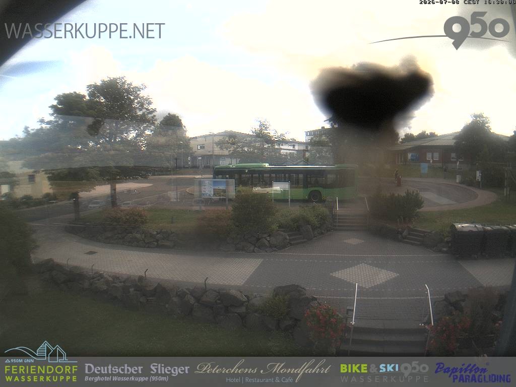 Archived image Webcam Hotel "Deutscher Flieger" in Gersfeld
