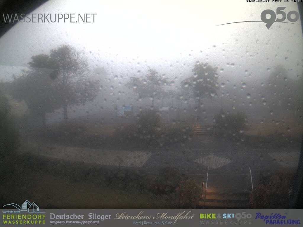 Archived image Webcam Hotel "Deutscher Flieger" in Gersfeld