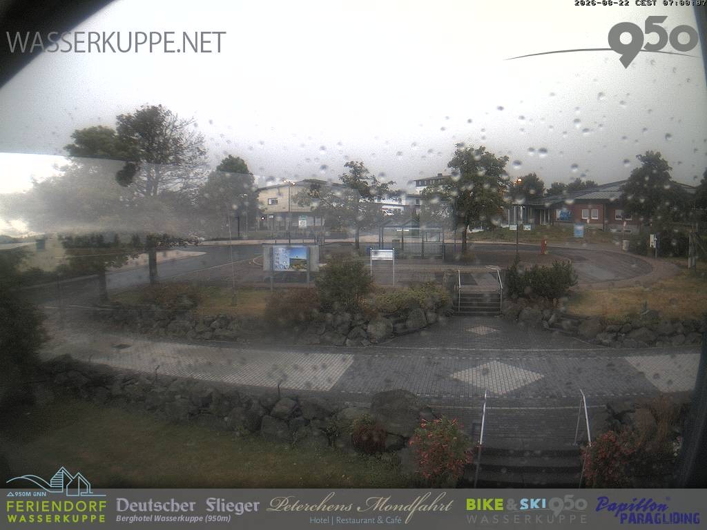 Archived image Webcam Hotel "Deutscher Flieger" in Gersfeld