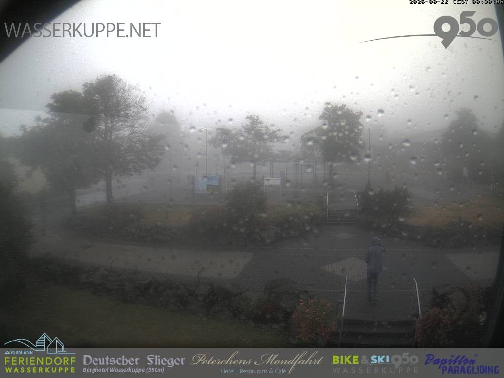 Archived image Webcam Hotel "Deutscher Flieger" in Gersfeld