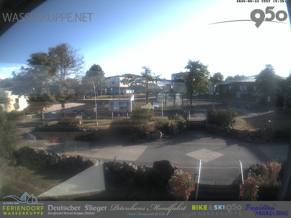 Archived image Webcam Hotel "Deutscher Flieger" in Gersfeld