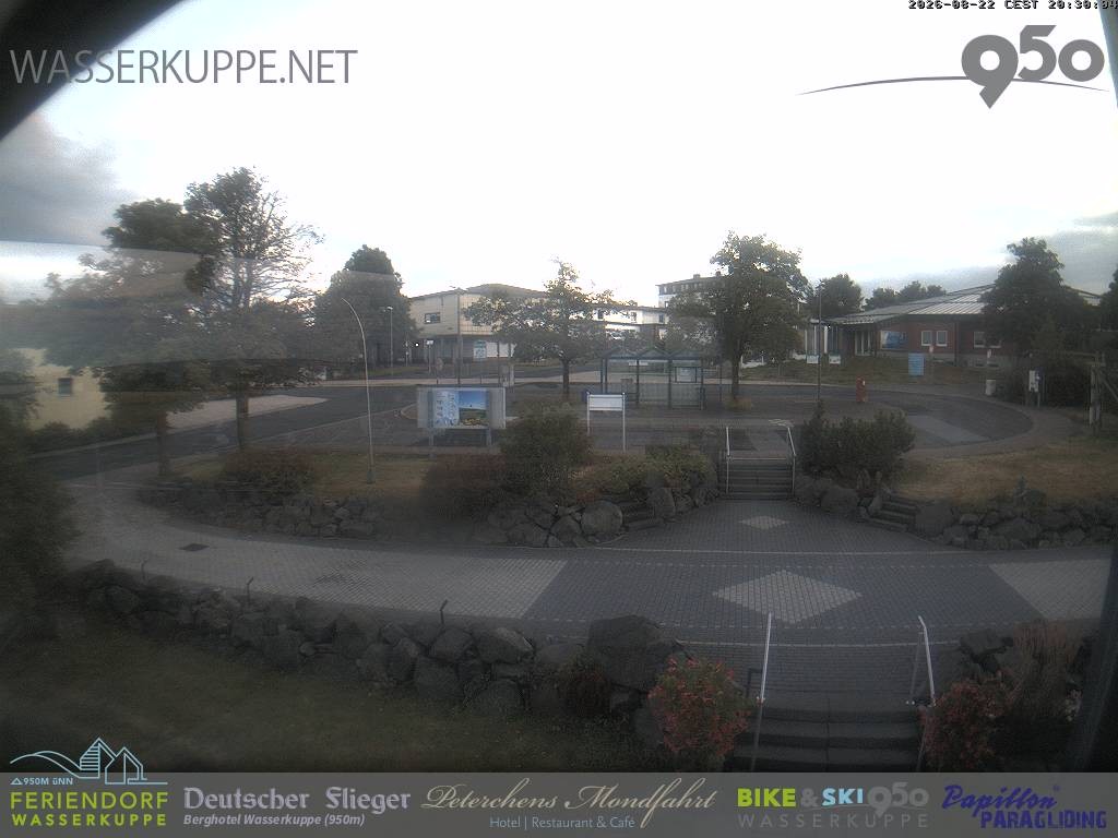 Archived image Webcam Hotel "Deutscher Flieger" in Gersfeld