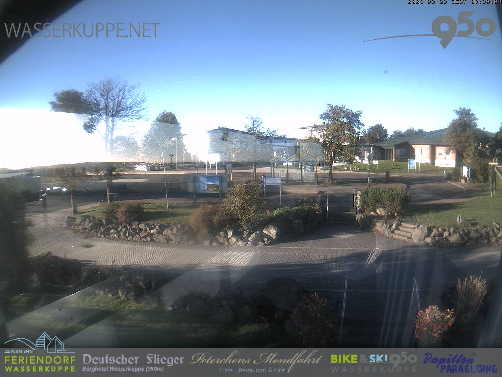 Archived image Webcam Hotel "Deutscher Flieger" in Gersfeld