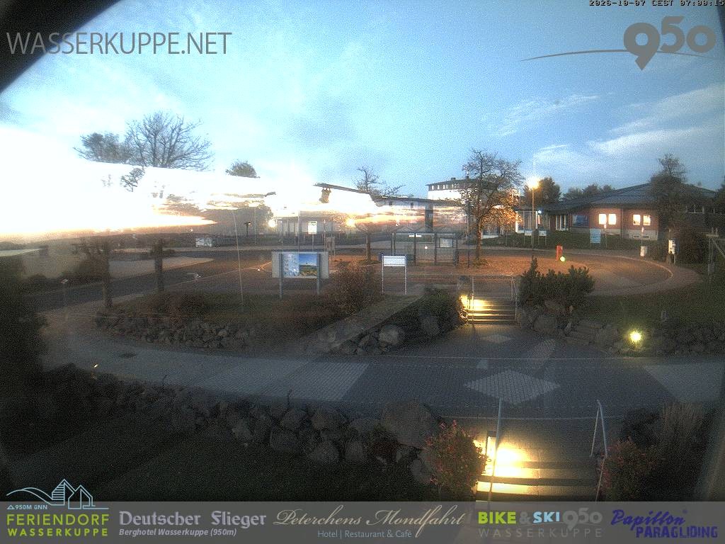 Archived image Webcam Hotel "Deutscher Flieger" in Gersfeld