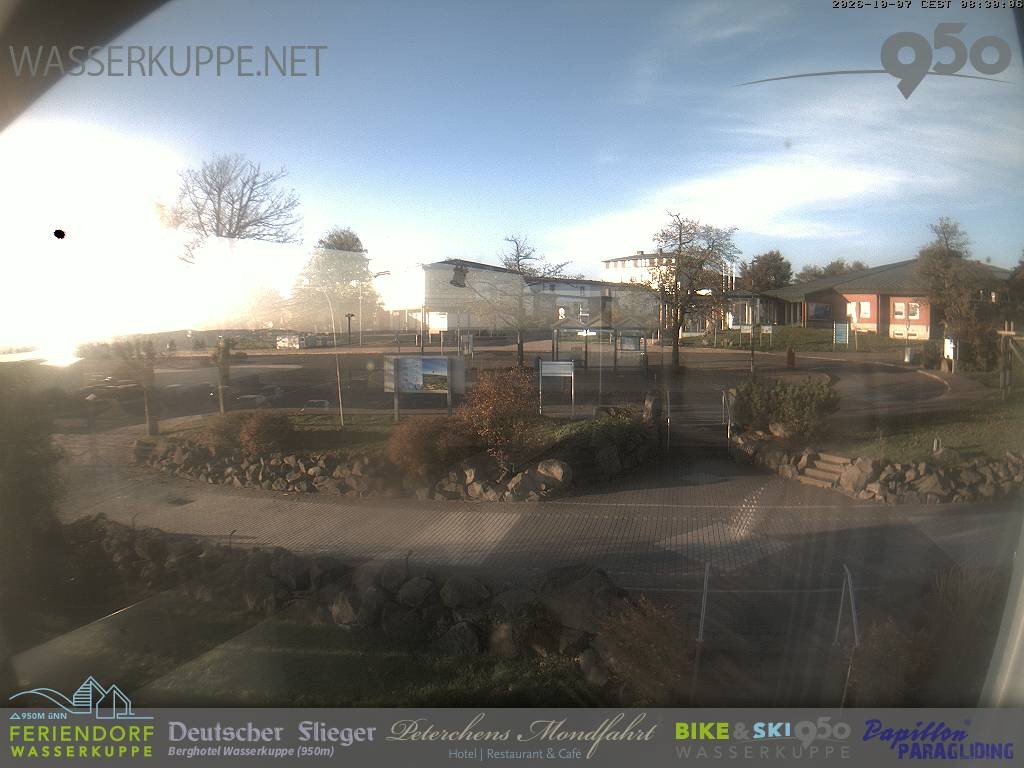 Archived image Webcam Hotel "Deutscher Flieger" in Gersfeld