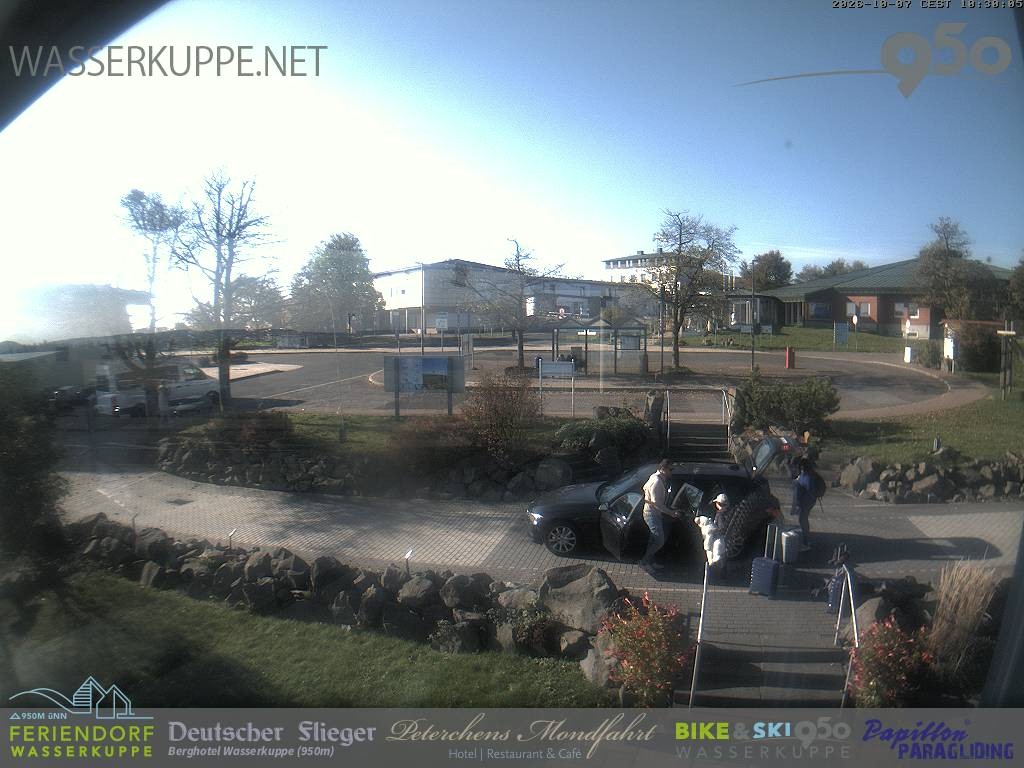 Archived image Webcam Hotel "Deutscher Flieger" in Gersfeld