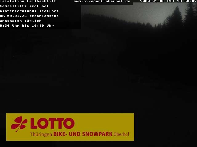 Archiv Foto Webcam Fallbachhang in Oberhof