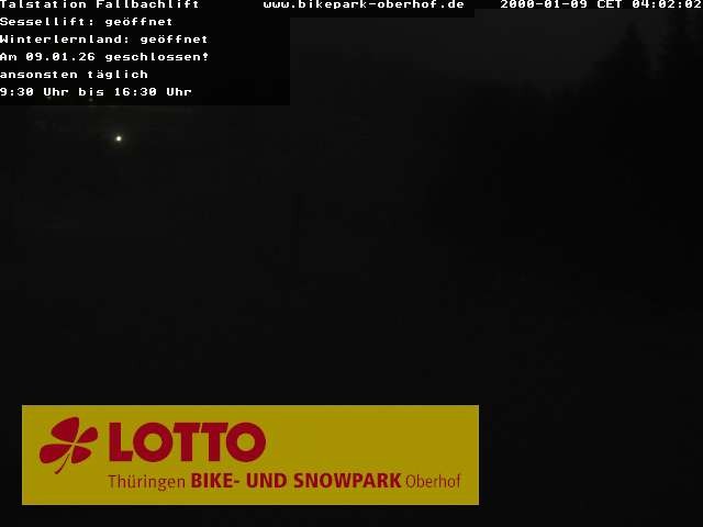 Archiv Foto Webcam Fallbachhang in Oberhof
