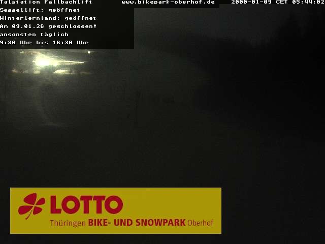 Archiv Foto Webcam Fallbachhang in Oberhof
