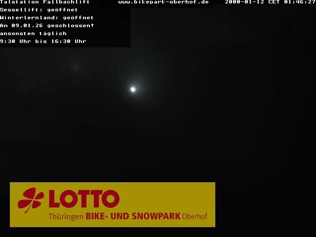 Archiv Foto Webcam Fallbachhang in Oberhof