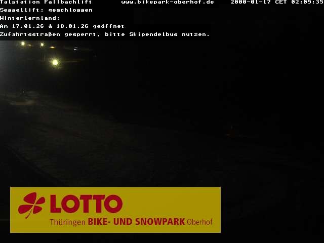 Archiv Foto Webcam Fallbachhang in Oberhof