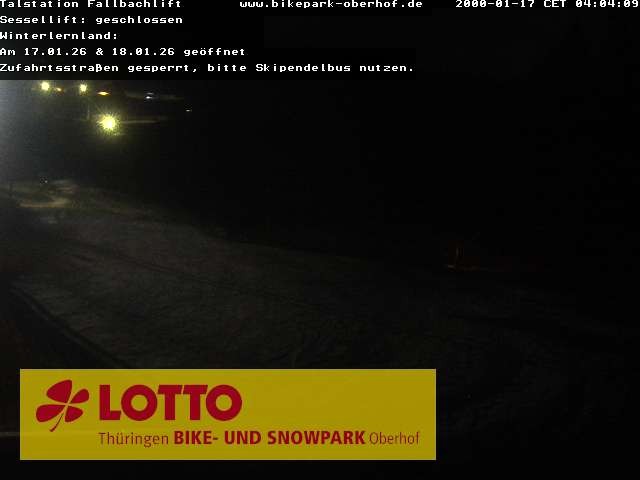 Archiv Foto Webcam Fallbachhang in Oberhof