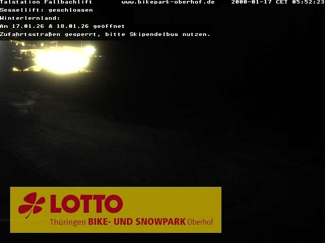 Archiv Foto Webcam Fallbachhang in Oberhof