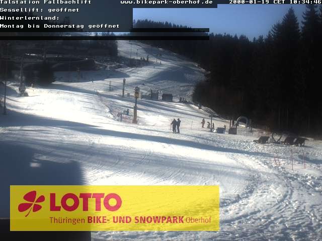 Archiv Foto Webcam Fallbachhang in Oberhof