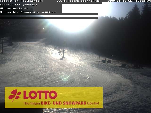 Archiv Foto Webcam Fallbachhang in Oberhof