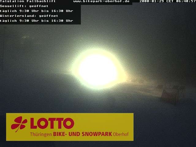 Archiv Foto Webcam Fallbachhang in Oberhof