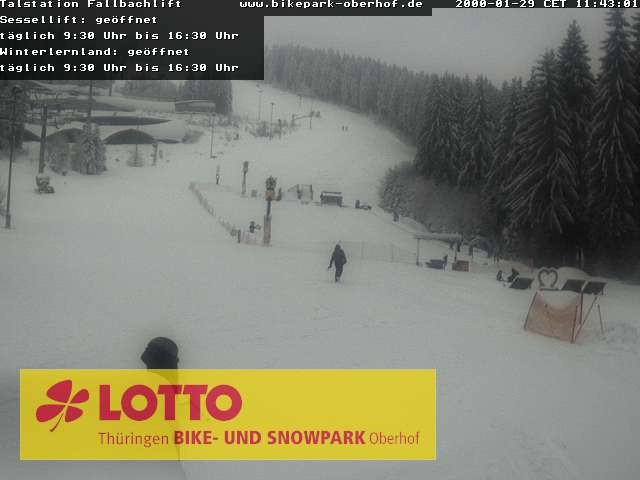 Archiv Foto Webcam Fallbachhang in Oberhof
