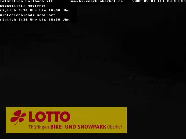 Archiv Foto Webcam Fallbachhang in Oberhof