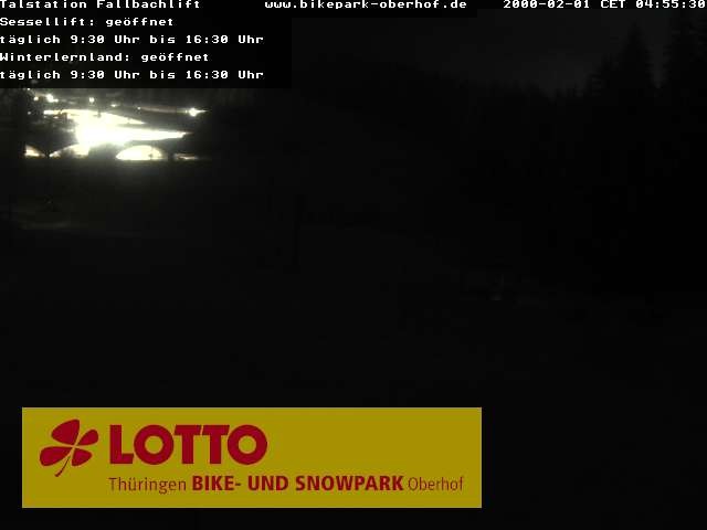 Archiv Foto Webcam Fallbachhang in Oberhof
