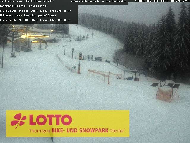 Archiv Foto Webcam Fallbachhang in Oberhof
