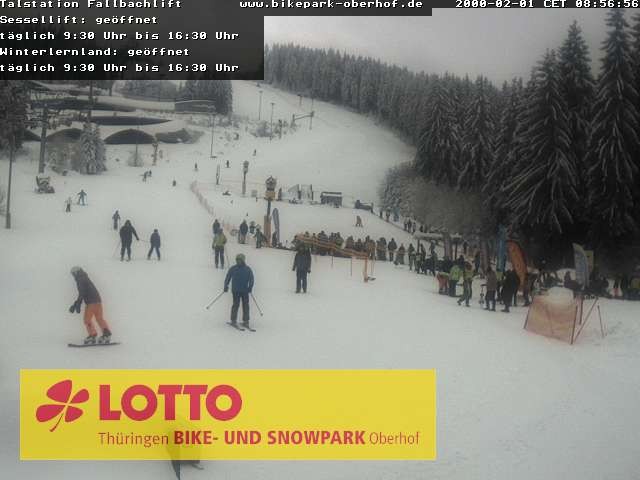 Archiv Foto Webcam Fallbachhang in Oberhof