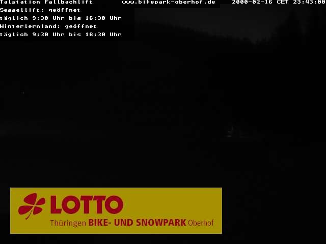Archiv Foto Webcam Fallbachhang in Oberhof