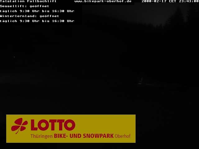 Archiv Foto Webcam Fallbachhang in Oberhof