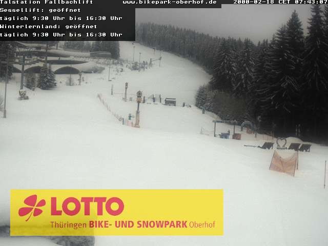 Archiv Foto Webcam Fallbachhang in Oberhof