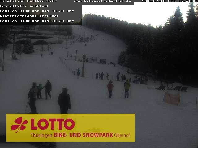 Archiv Foto Webcam Fallbachhang in Oberhof