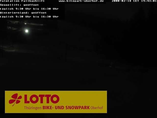 Archiv Foto Webcam Fallbachhang in Oberhof