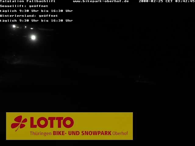 Archiv Foto Webcam Fallbachhang in Oberhof