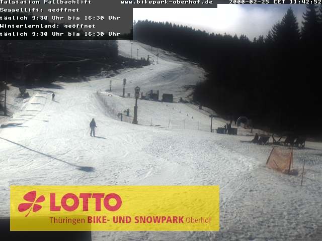 Archiv Foto Webcam Fallbachhang in Oberhof