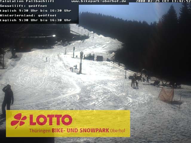 Archiv Foto Webcam Fallbachhang in Oberhof