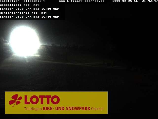 Archiv Foto Webcam Fallbachhang in Oberhof
