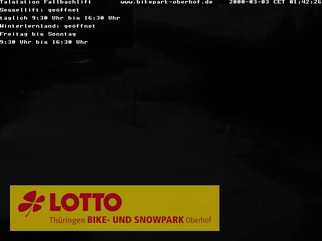Archiv Foto Webcam Fallbachhang in Oberhof