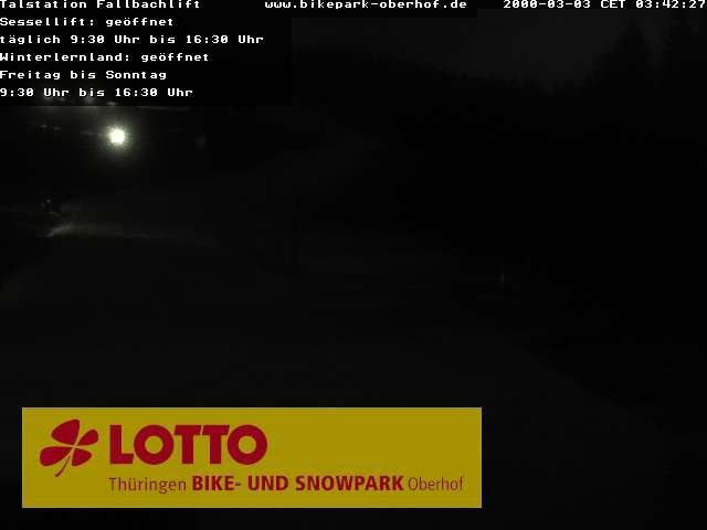 Archiv Foto Webcam Fallbachhang in Oberhof