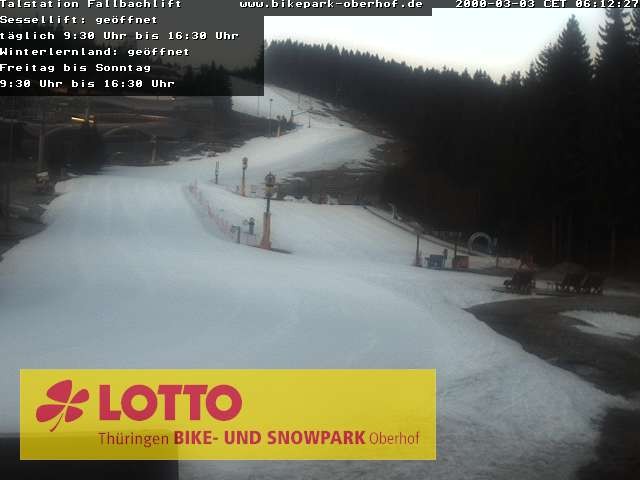 Archiv Foto Webcam Fallbachhang in Oberhof