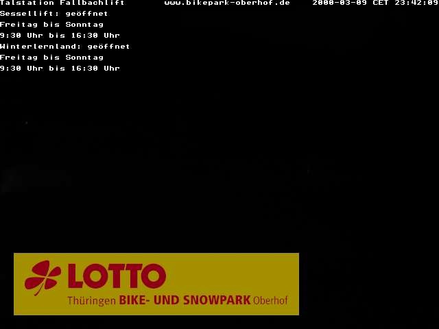 Archiv Foto Webcam Fallbachhang in Oberhof