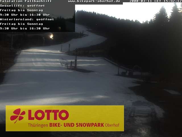 Archiv Foto Webcam Fallbachhang in Oberhof