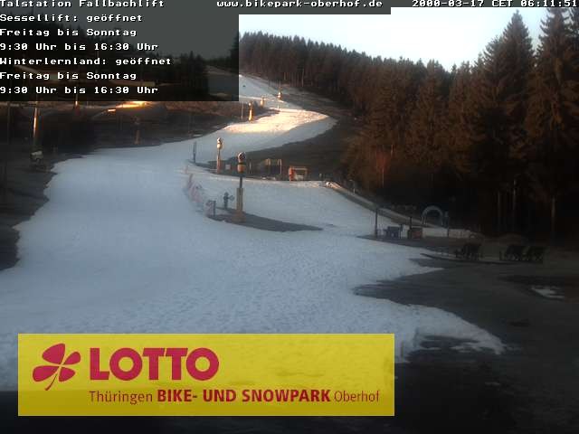 Archiv Foto Webcam Fallbachhang in Oberhof