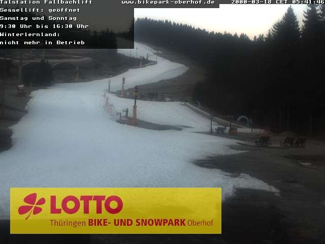 Archiv Foto Webcam Fallbachhang in Oberhof