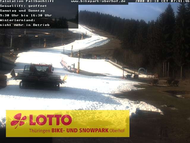 Archiv Foto Webcam Fallbachhang in Oberhof