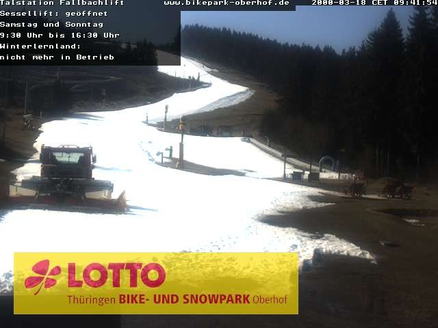 Archiv Foto Webcam Fallbachhang in Oberhof