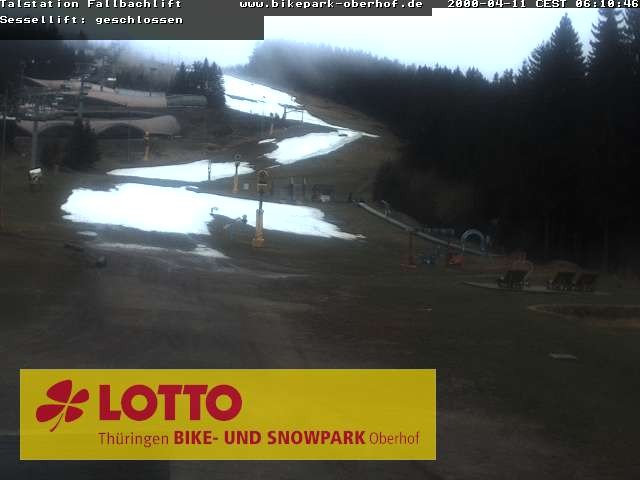 Archiv Foto Webcam Fallbachhang in Oberhof