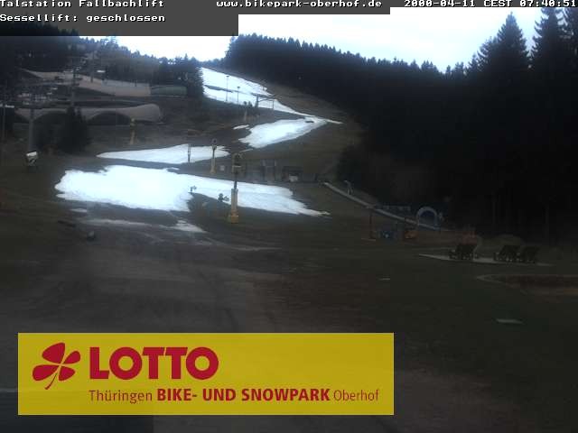 Archiv Foto Webcam Fallbachhang in Oberhof